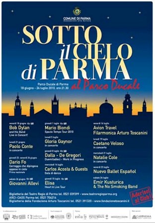 SOTTO IL CIELO DI PARMA 2010 CON AUTONOLEGGIO CON AUTISTA